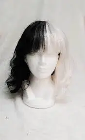 PELUCA LISA BICOLOR 120GR 50CM